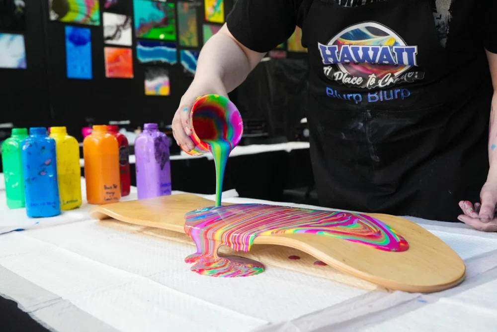 Hawaii Fluid Art